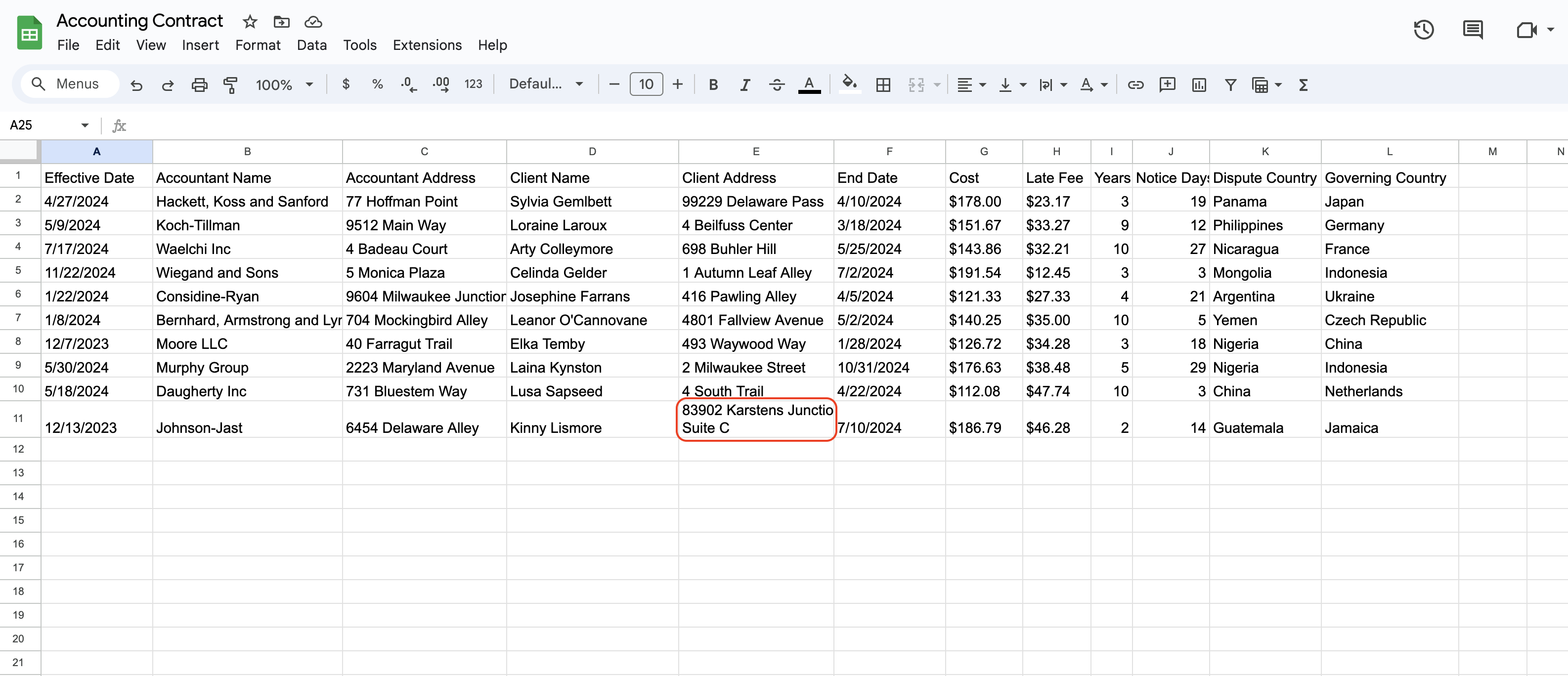 Data set with mulit-line values