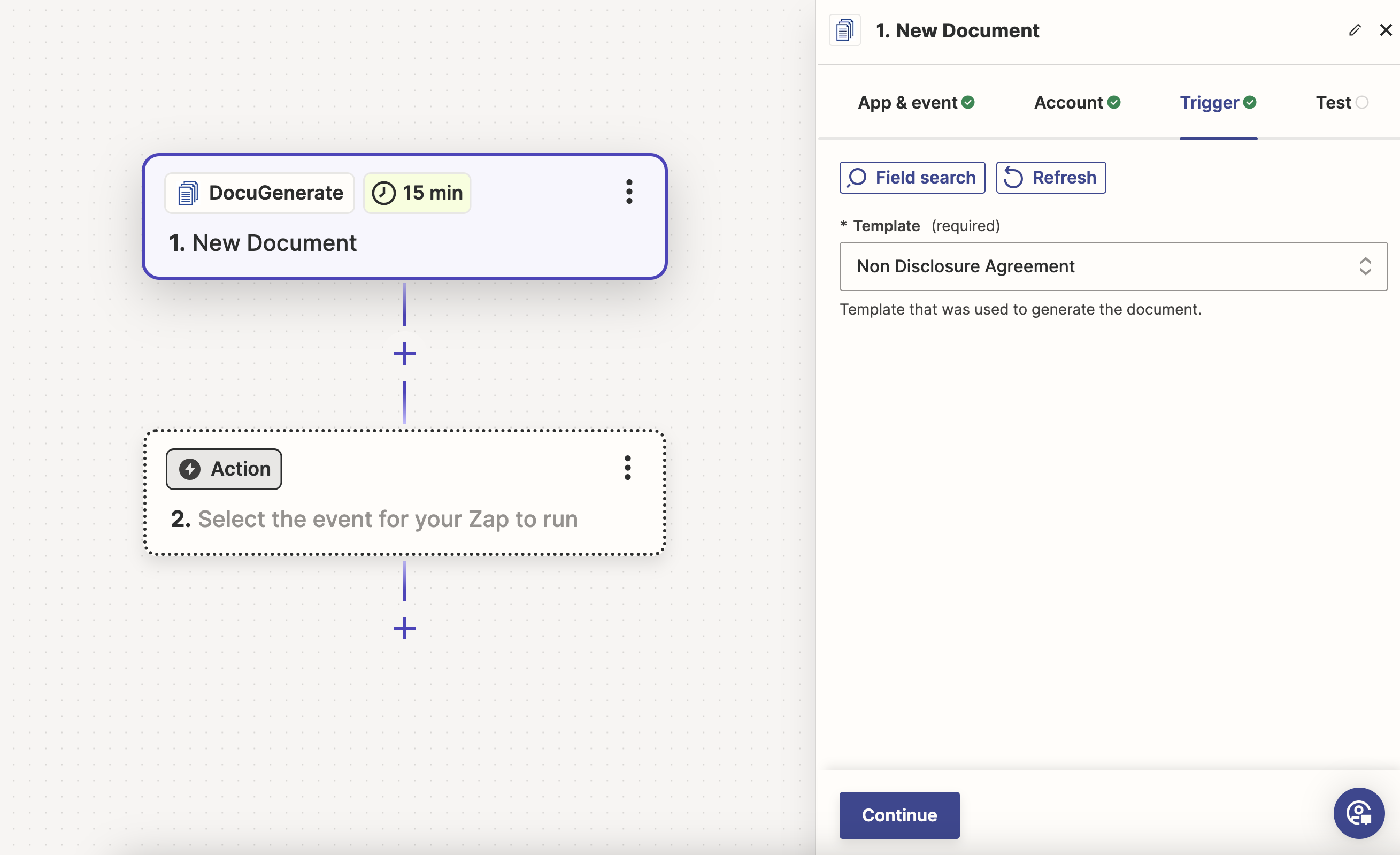 New Document Trigger on DocuGenerate